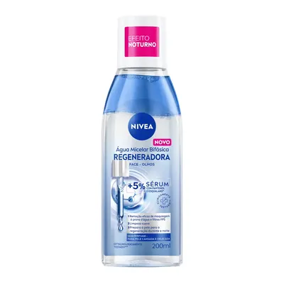 Água Micelar Bifásica Sem Perfume Nivea 200ml